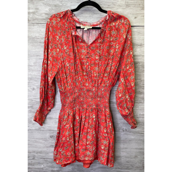 Cleobella Dresses & Skirts - Cleobella Dress Medium Womens Long Sleeve Lined Floral Smocked Mini
